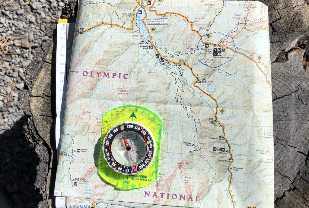 Navigation tools, first aid supplies, and emergency supplies.