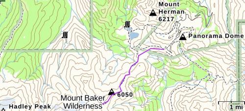 Mount Baker Wilderness - Ptarmigan Ridge Trail